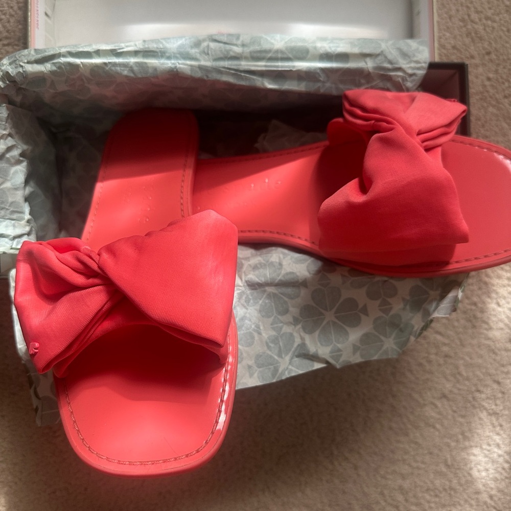 Kate Spade bikini bow sandals